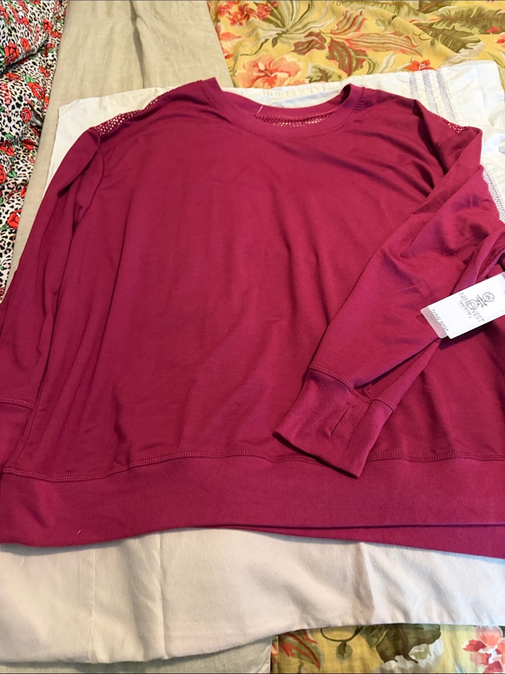Nine West Berry Crewneck Shirt